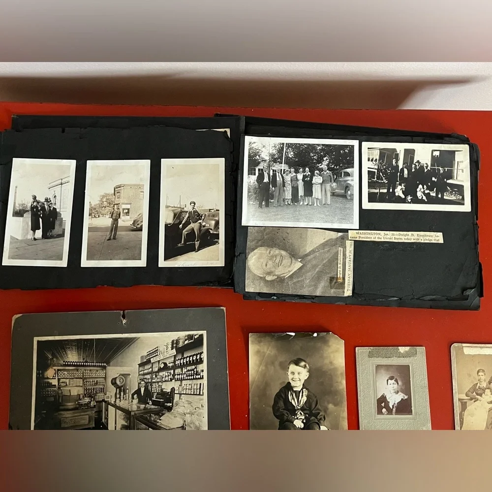 Vintage Black/White Photography Collection dated 1900’s-40’s few cabinet cards - Picture 11 of 16